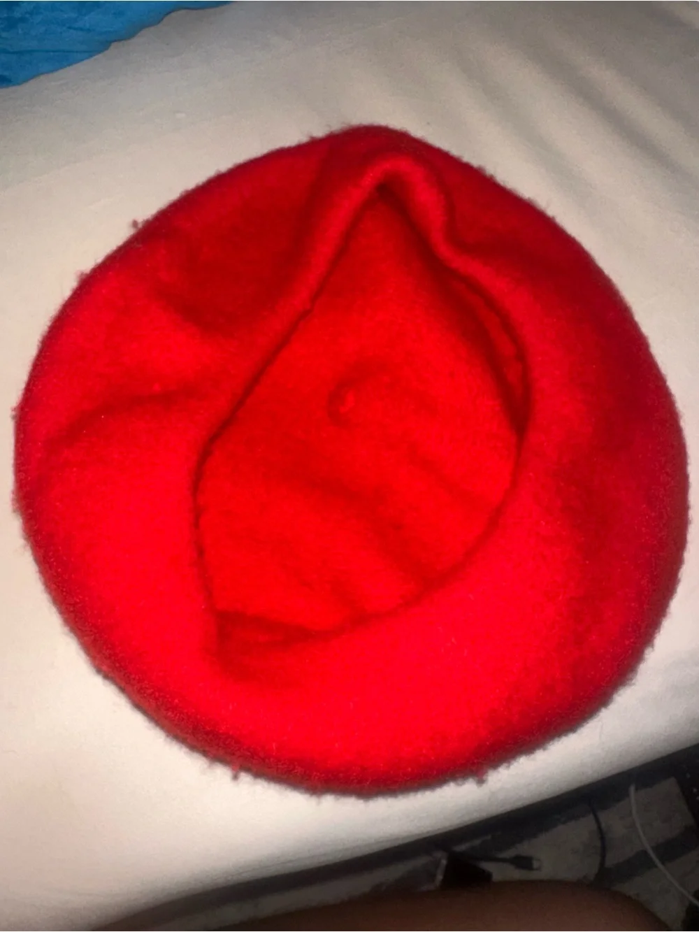 Classic Women's Red Wool Beret